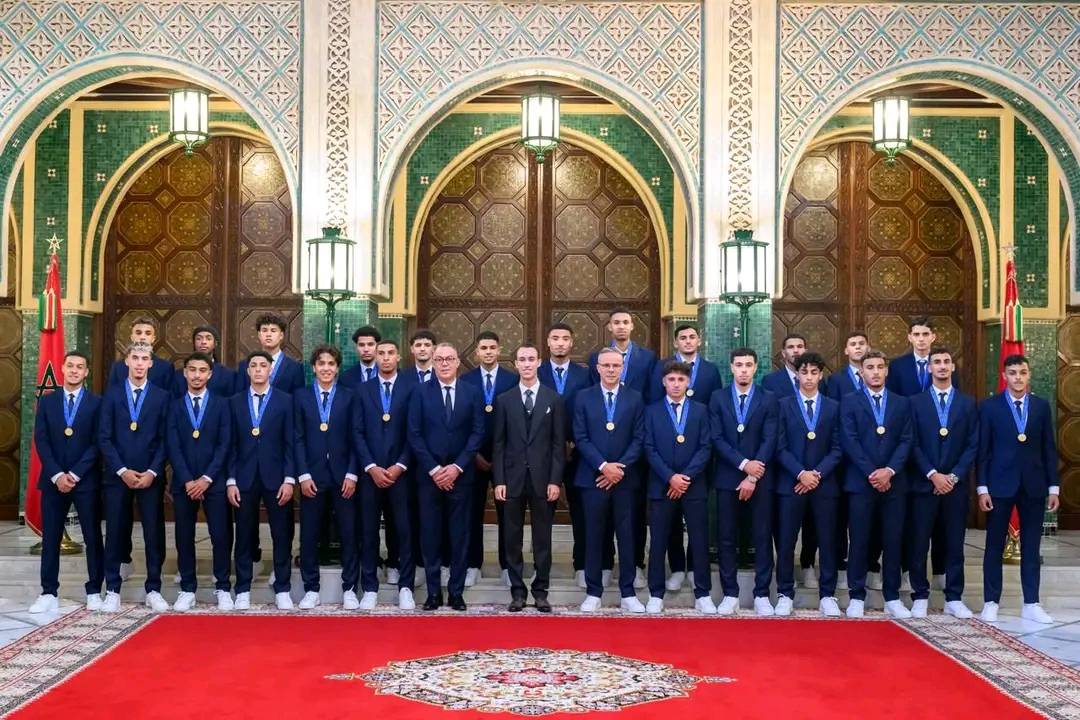 ولي العهد الأمير مولاي الحسن يترأس حفلاً ملكياً تكريماً لأبطال العالم