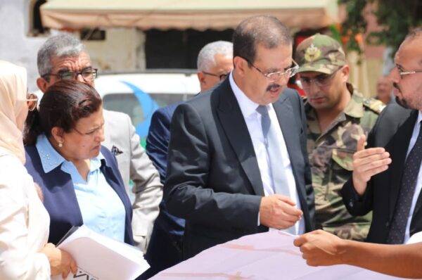 عامل إقليم القنيطرة في جولة تفقدية لمشاريع التهيئة بالمدينة