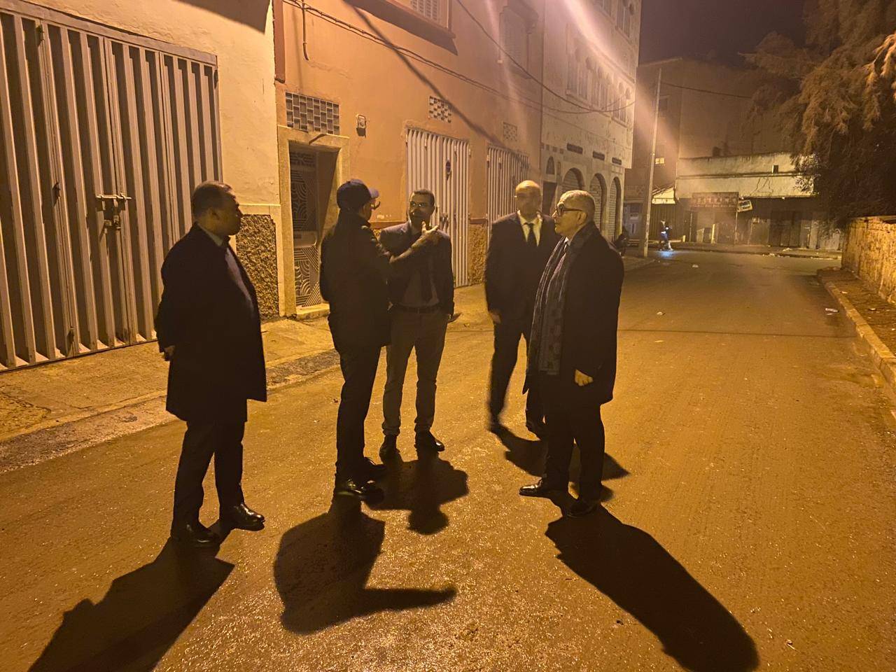 زيارة تفقدية ليلية لعامل إقليم برشيد تشمل مختلف أحياء الكارة