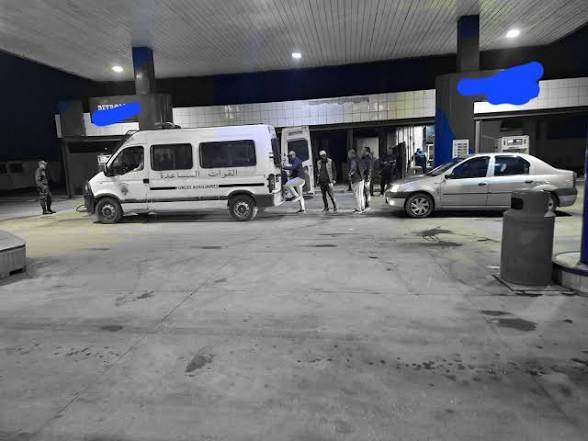 تدخل حازم للسلطات بسلا يوقف مشروع بناء مخالف داخل محطة وقود