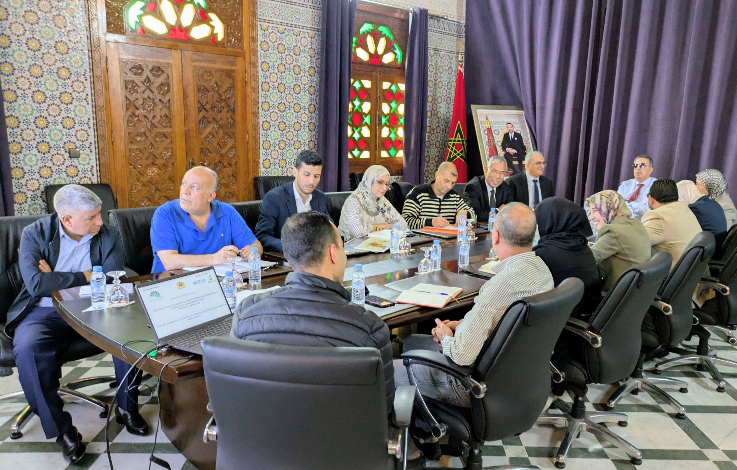 عامل إقليم برشيد يترأس اجتماعًا لتأهيل شبكة تطهير السائل