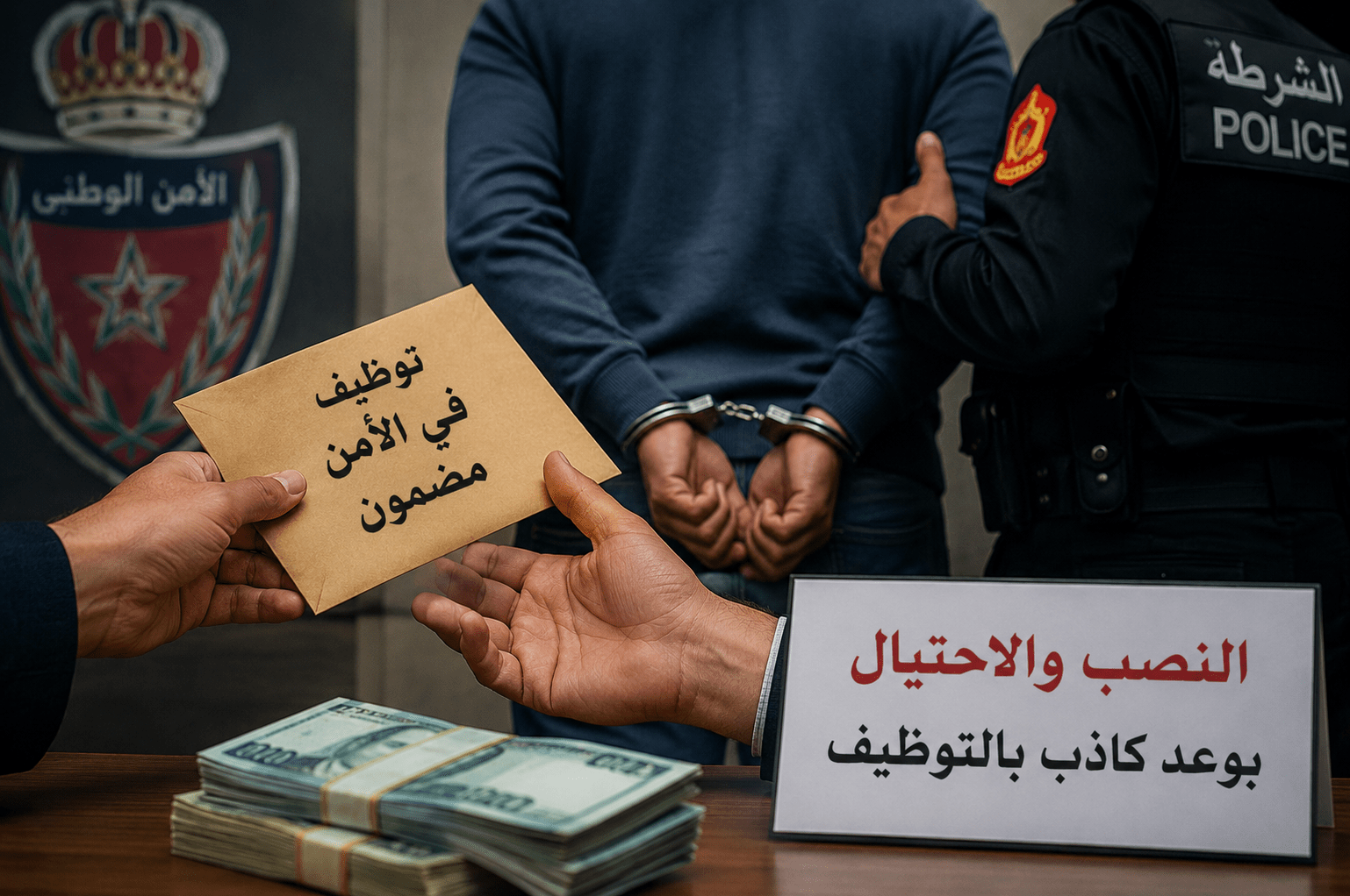 توقيف مشتبه فيه بمراكش بعد وعود كاذبة بالتوظيف في الأمن مقابل أموال
